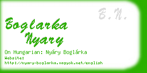 boglarka nyary business card